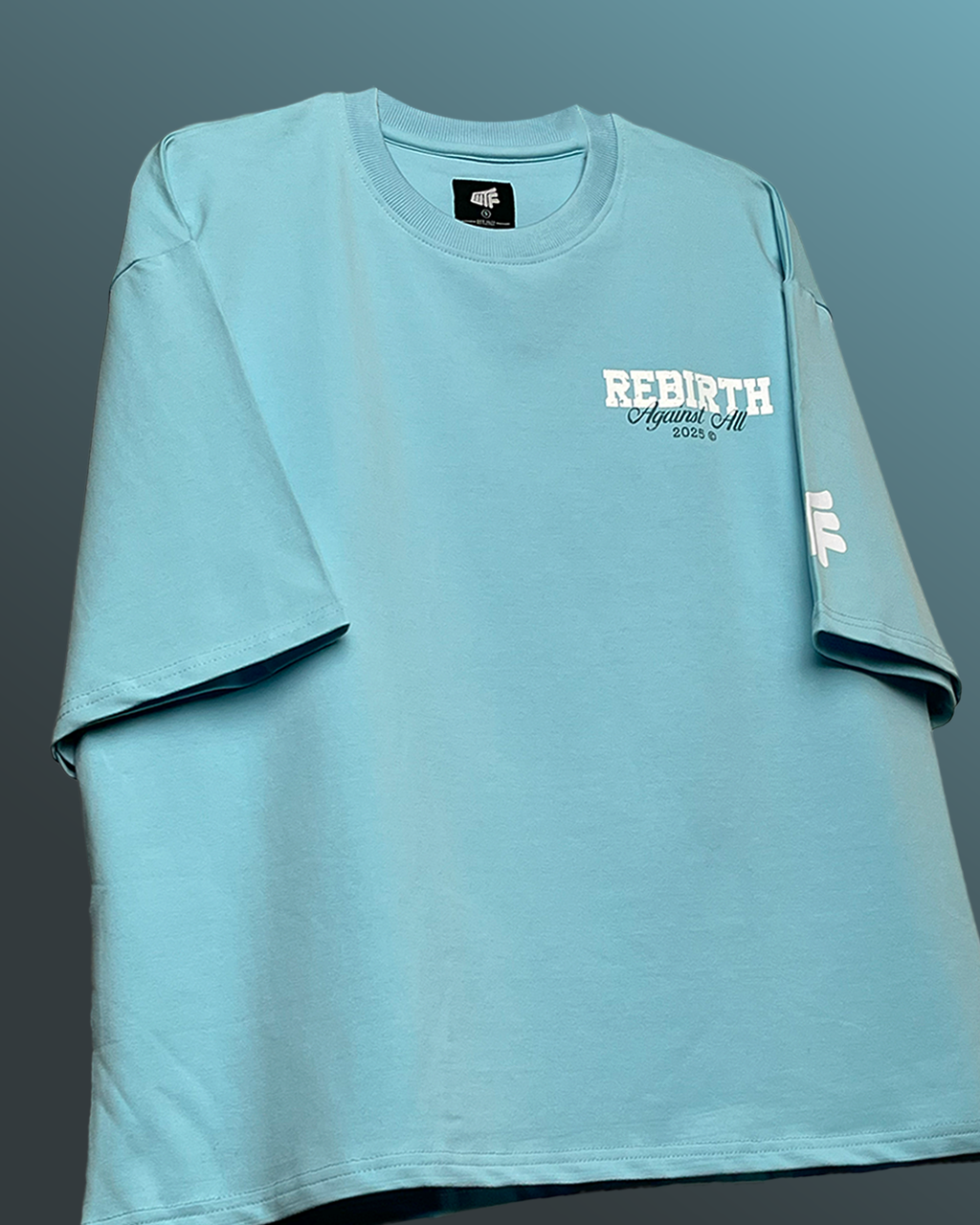 Rebirth Blue Boxy Fit T-Shirt