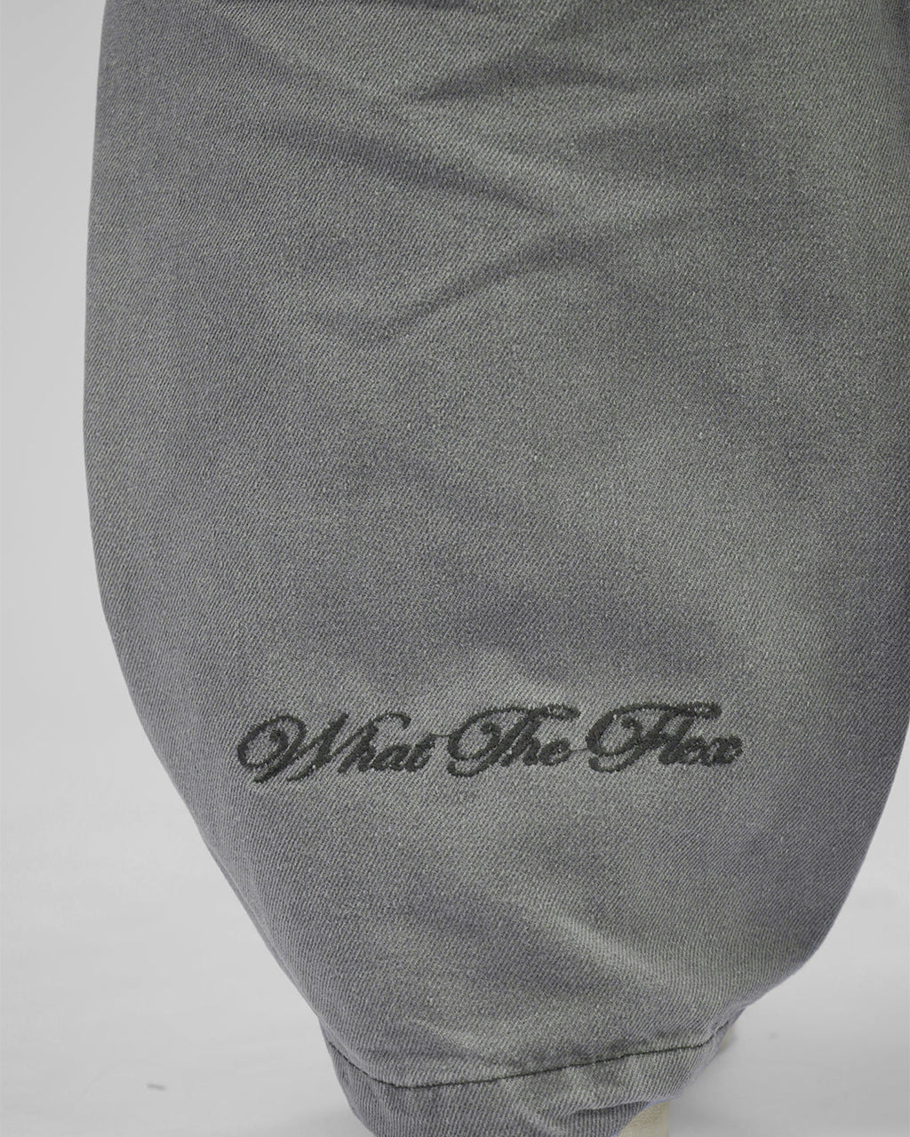 Ash Grey Baggy Denim Jeans