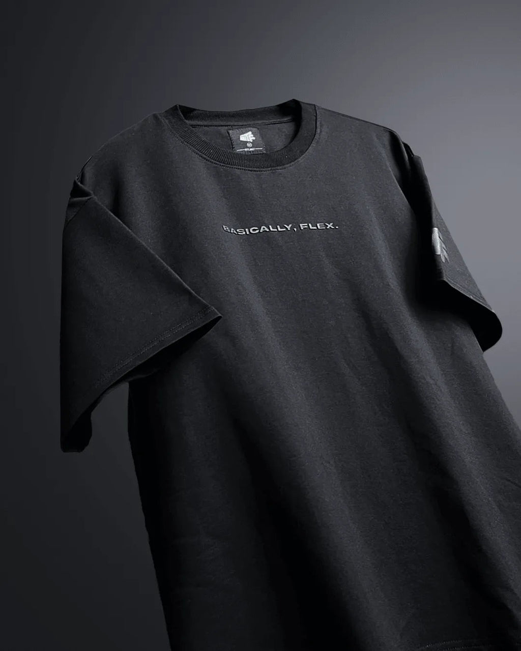 Basic Plain Black Heavyweight T-shirt