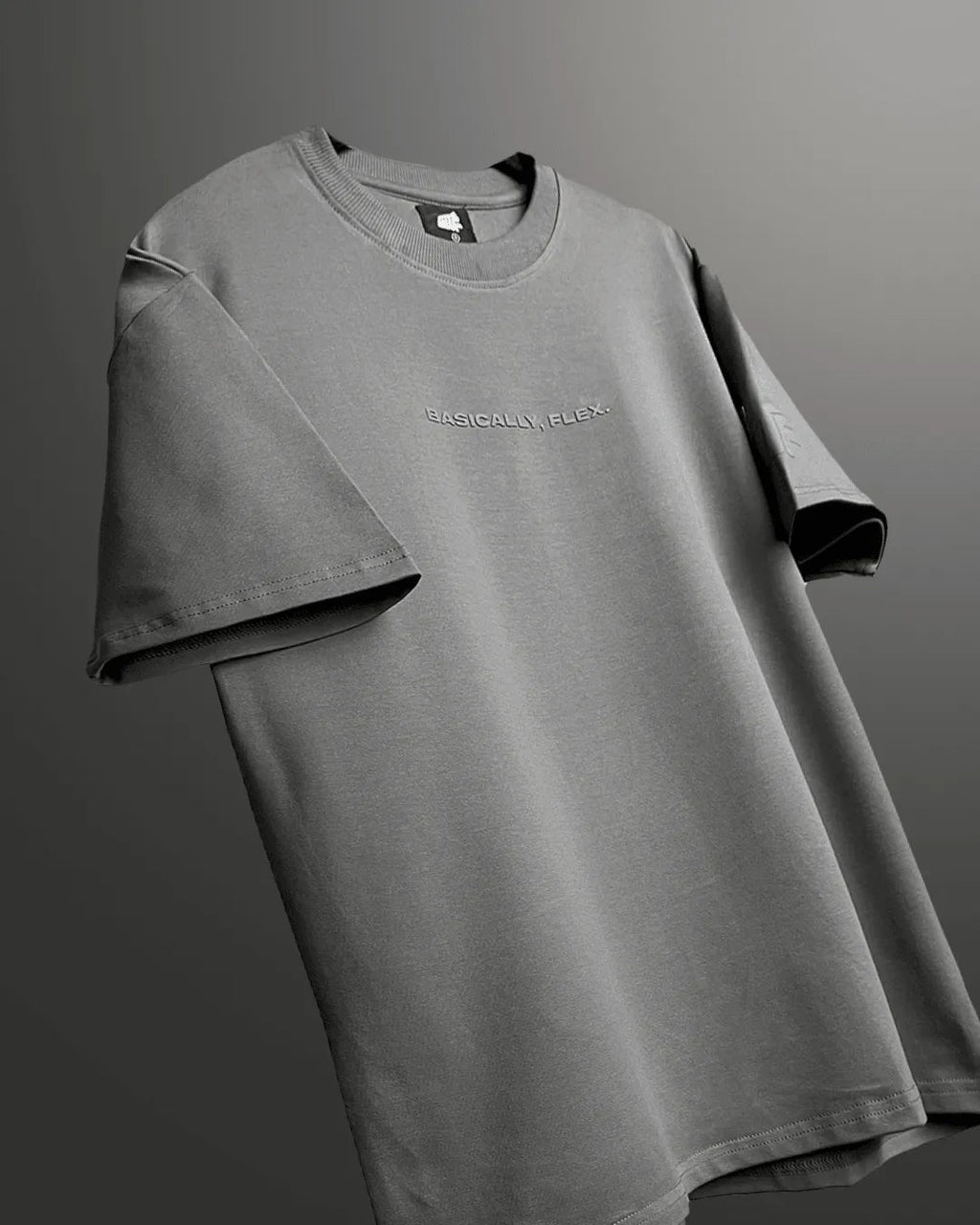 Basic Plain Grey Heavyweight T-shirt