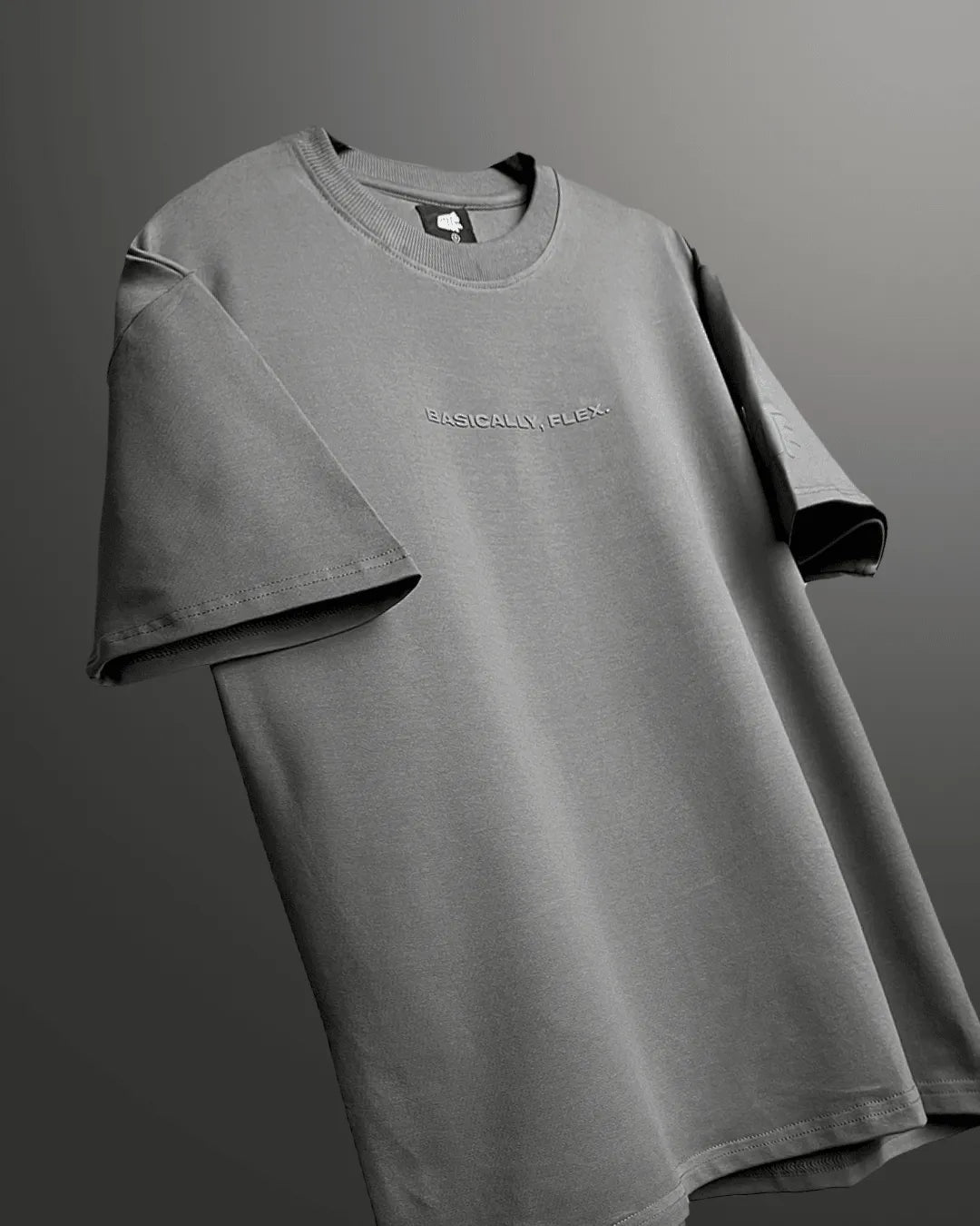 Basic Plain Grey Heavyweight T-shirt