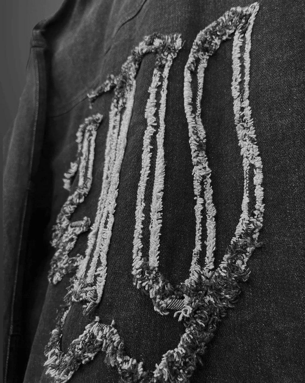 Charcoal Black Denim Jacket - Exclusive