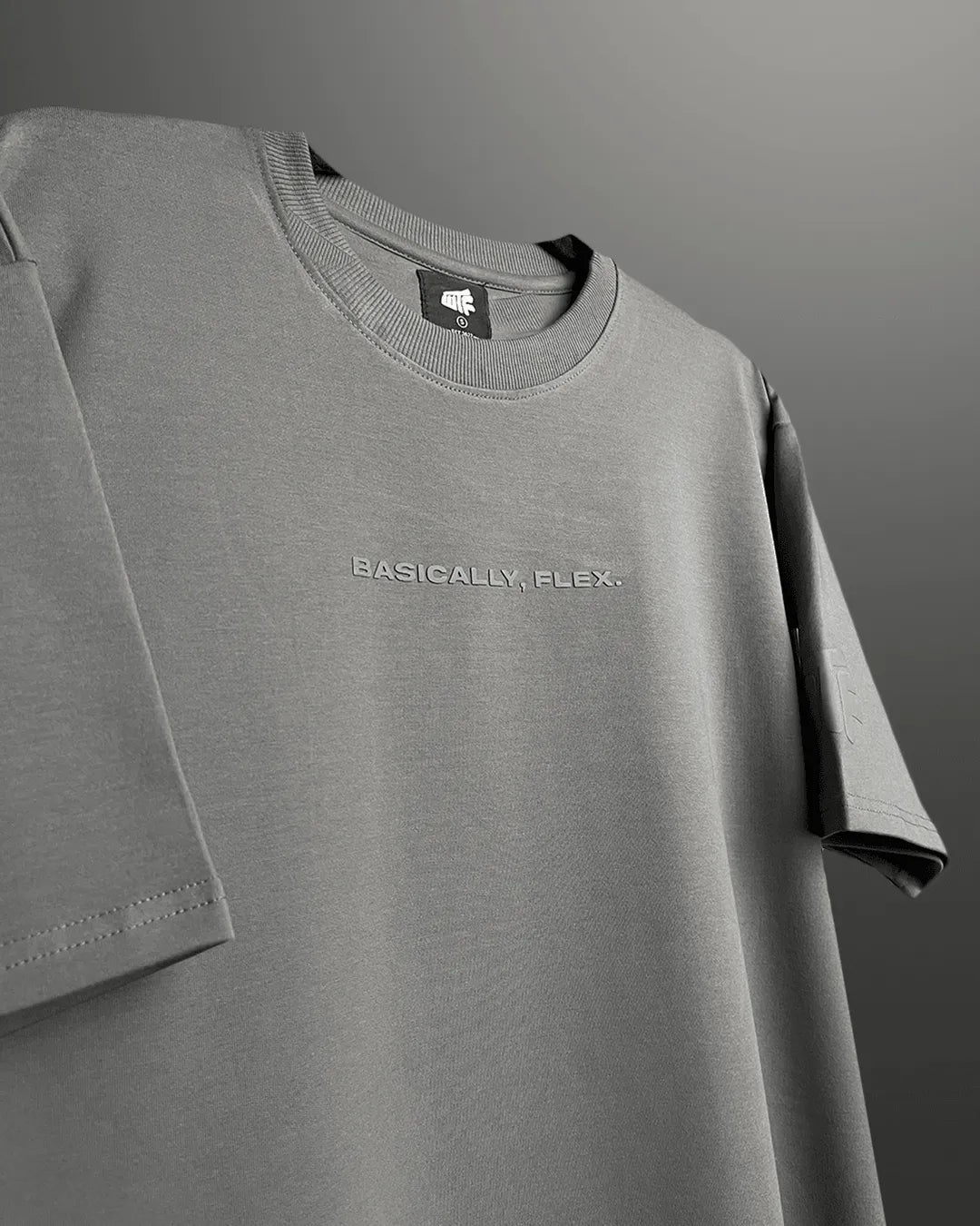 Basic Plain Grey Heavyweight T-shirt