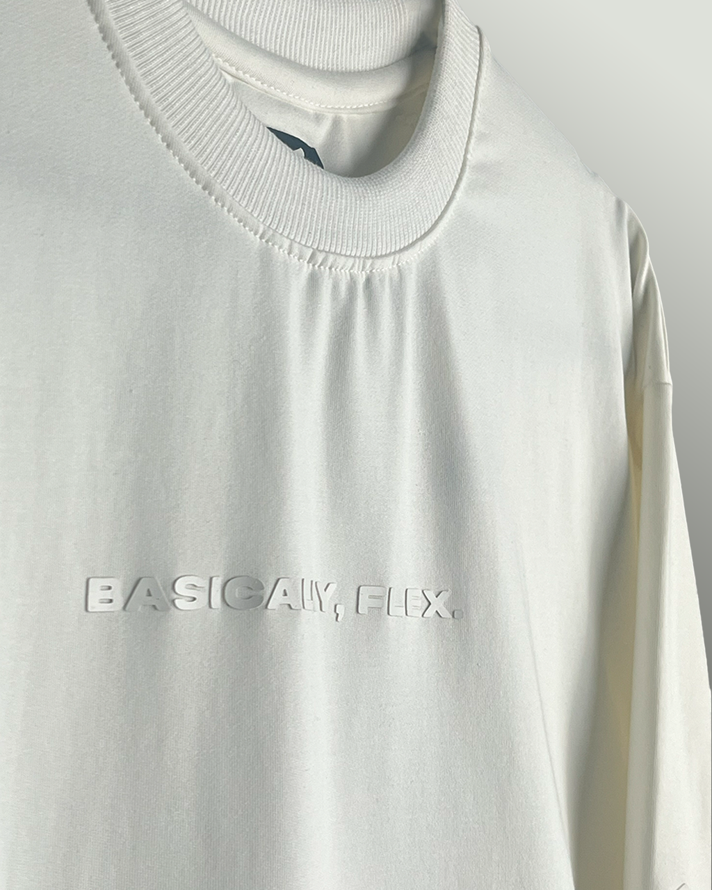 Basic Plain Off White Heavyweight T-shirt