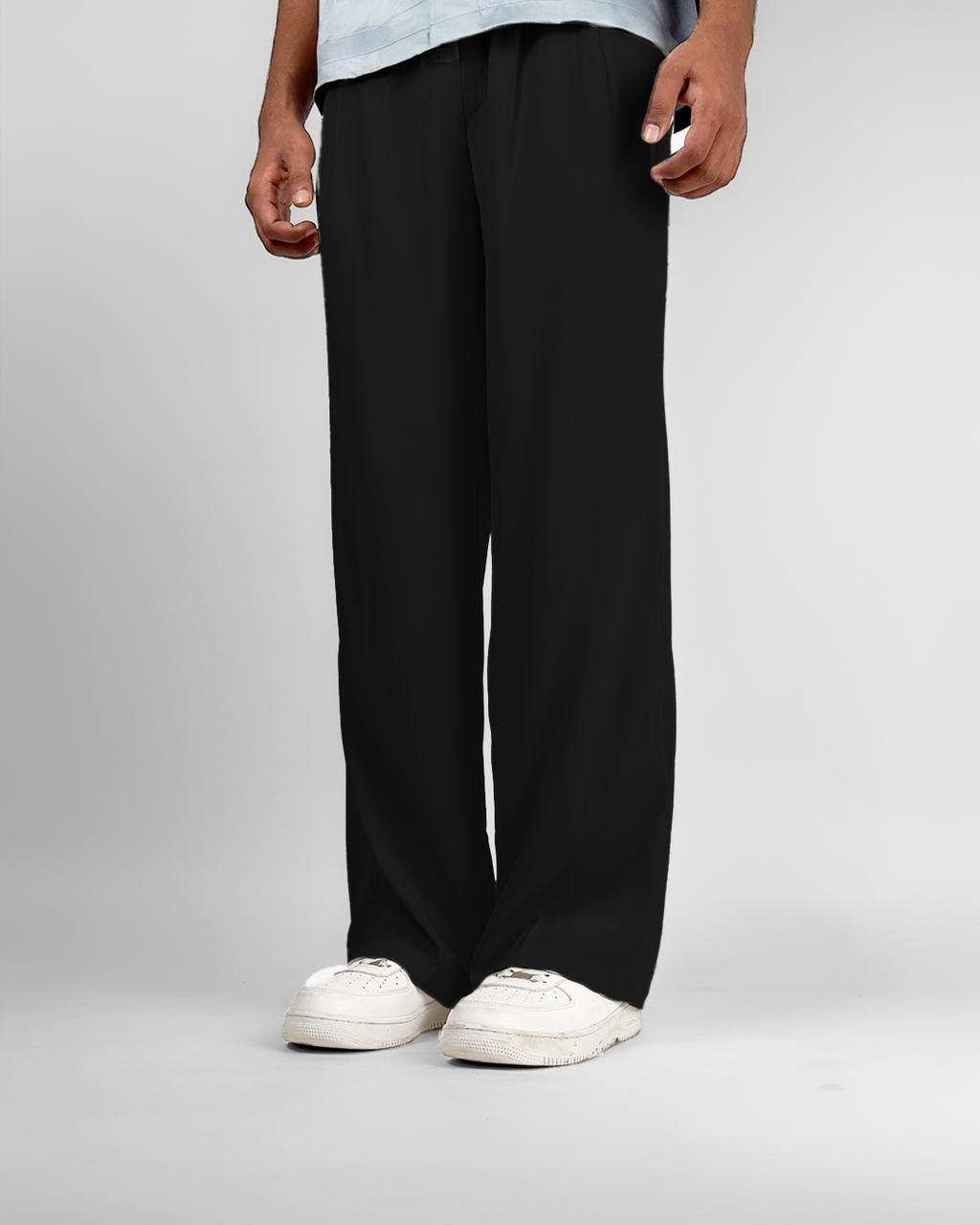 Classic Black Korean Pants