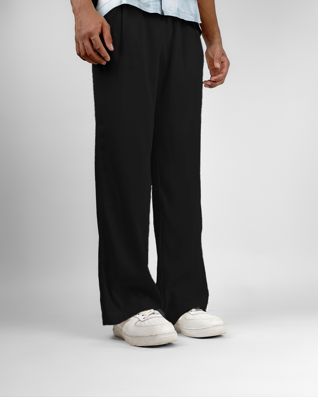 Classic Black Korean Pants