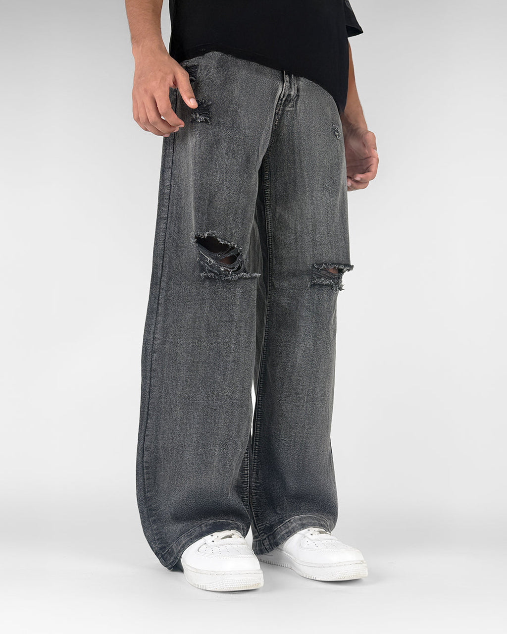 Black Rugged Jeans