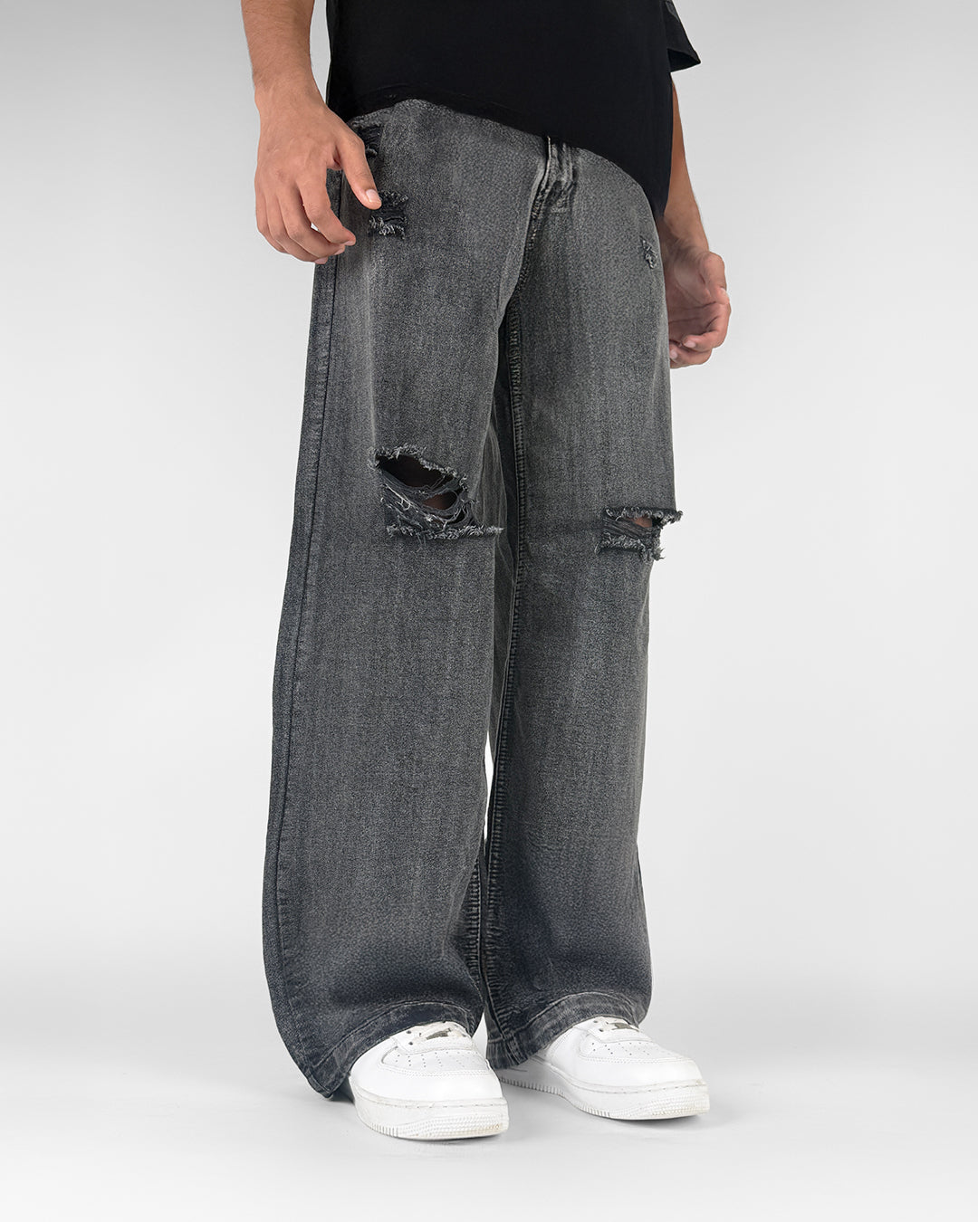 Black Rugged Jeans