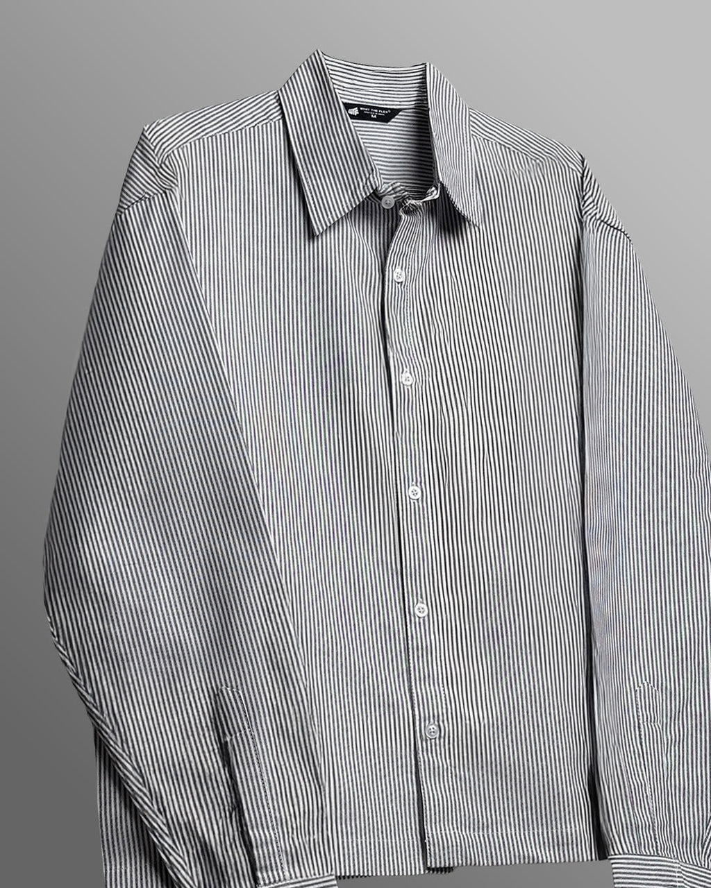 Basic Black Striped Shirt