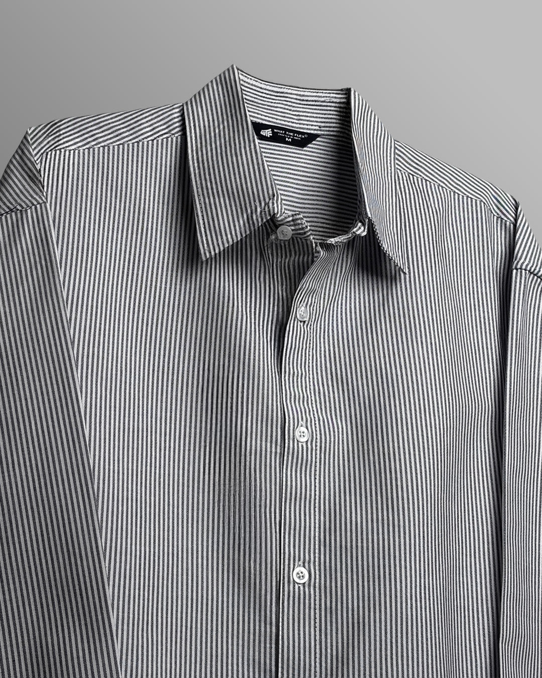 Basic Black Striped Shirt