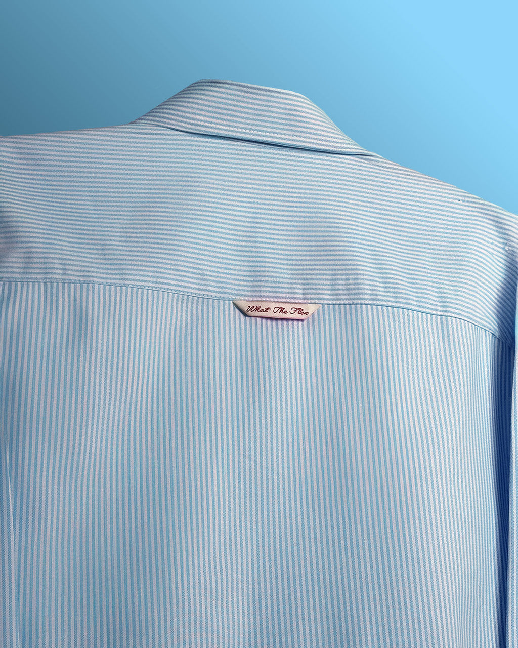 Basic Blue Striped Shirt