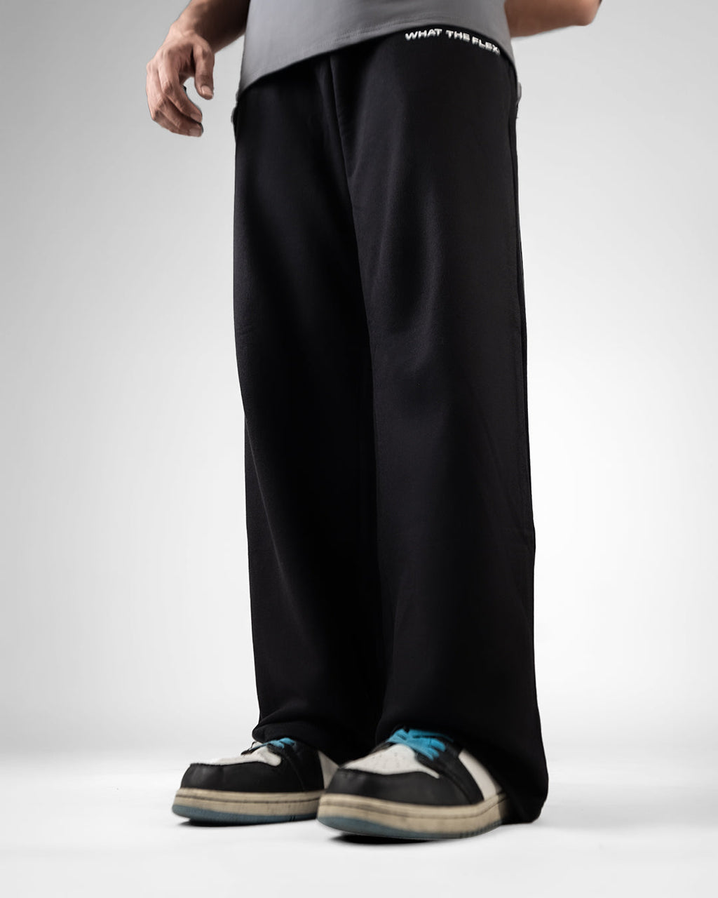 Black Essential Cotton Pants