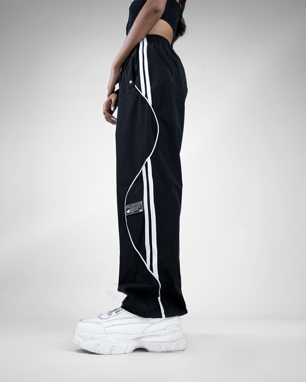 Black Arc Parachute Pants