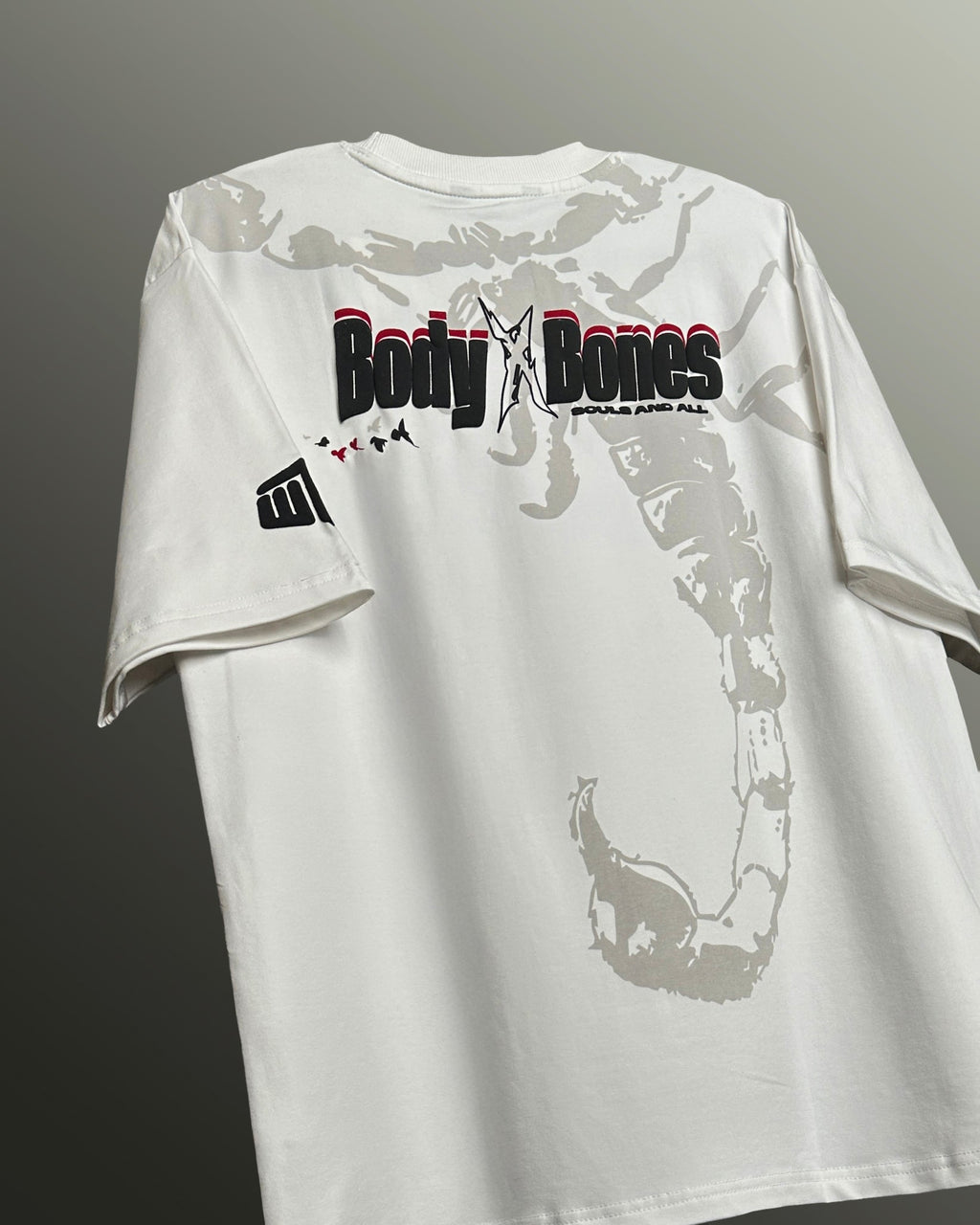 Body Bones Heavyweight White T-shirt