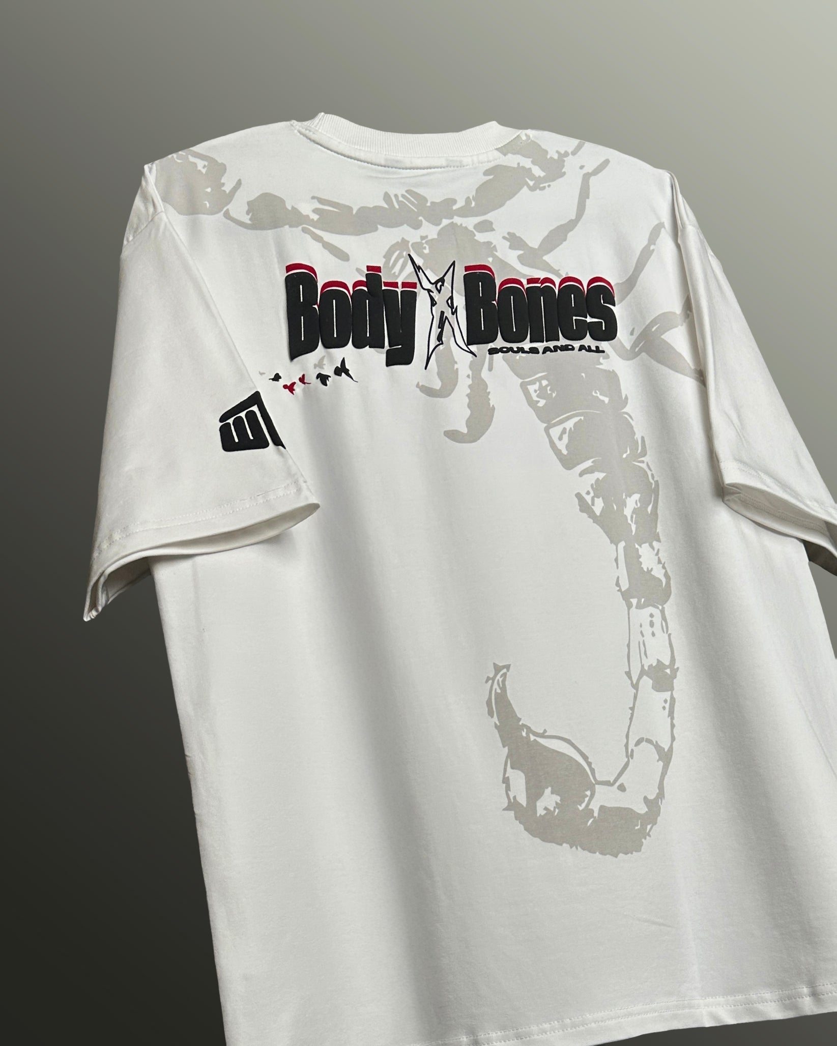 Body Bones Heavyweight White T-shirt