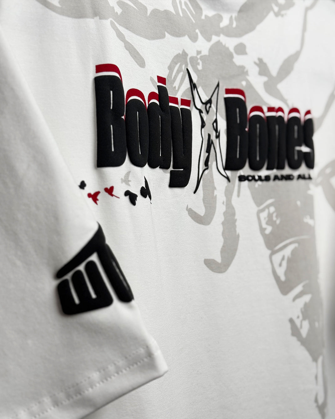 Body Bones Heavyweight White T-shirt