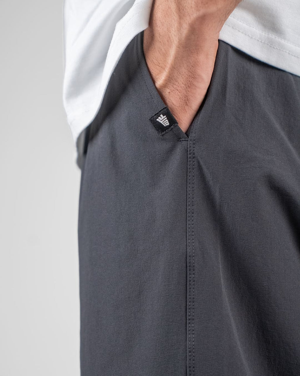 Charcoal Breakout Parachute Pants