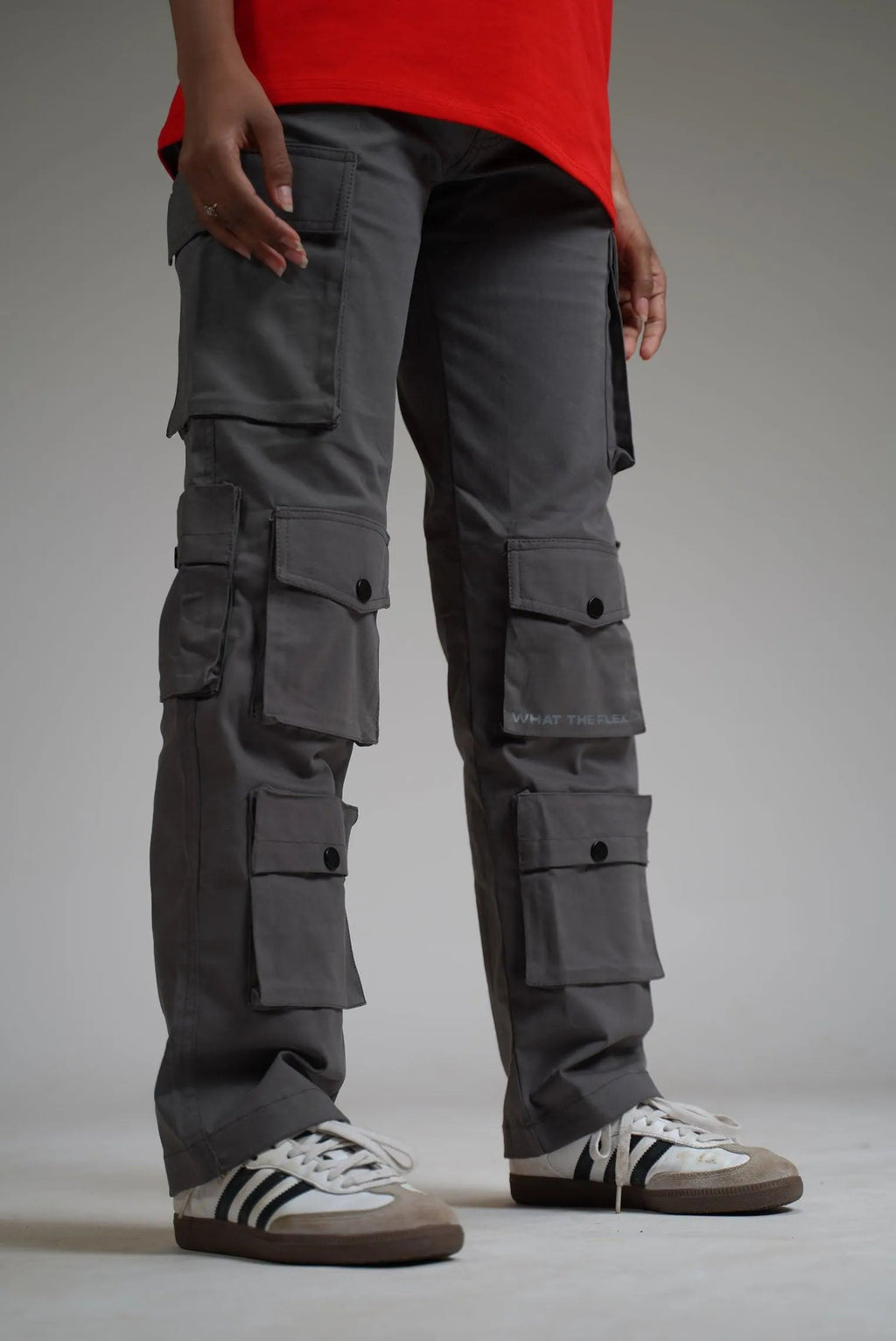 Charcoal Grey 12 Pocket Cargo Pants - Exclusive