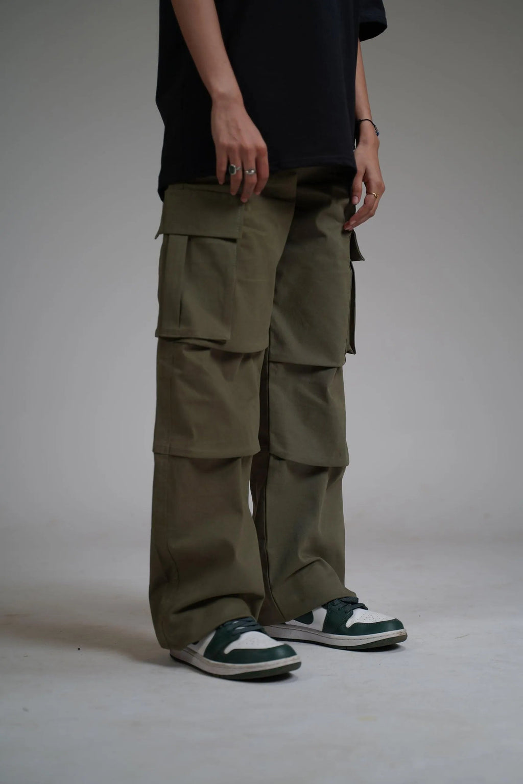 Olive Panel Unisex Cargo