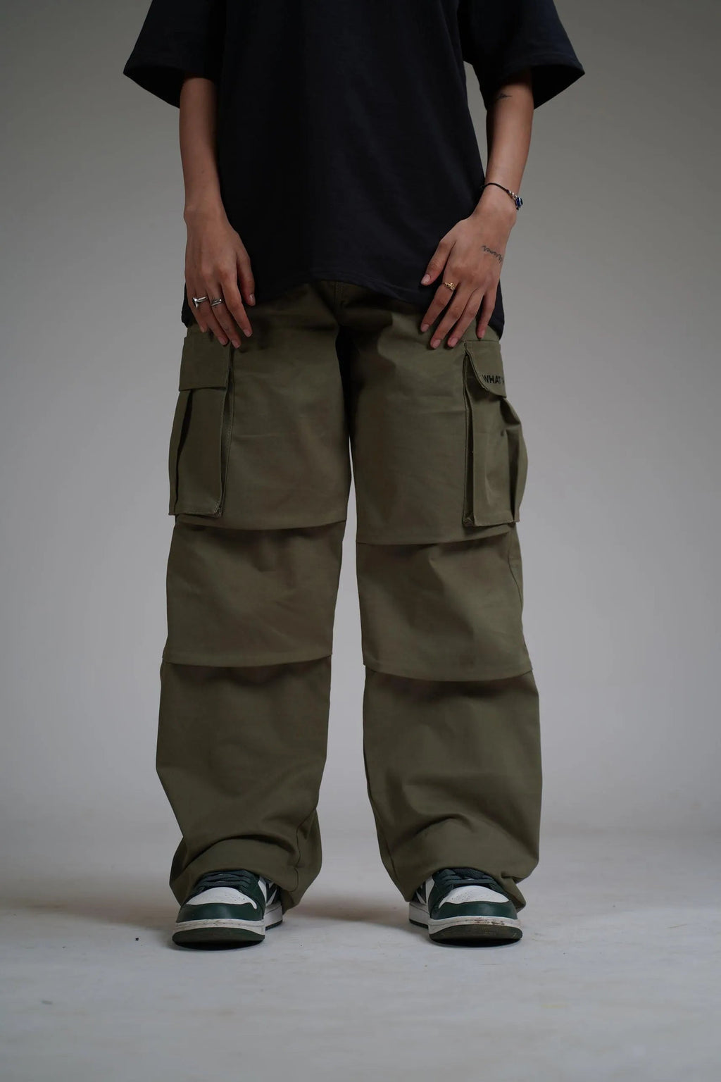 Olive Panel Unisex Cargo
