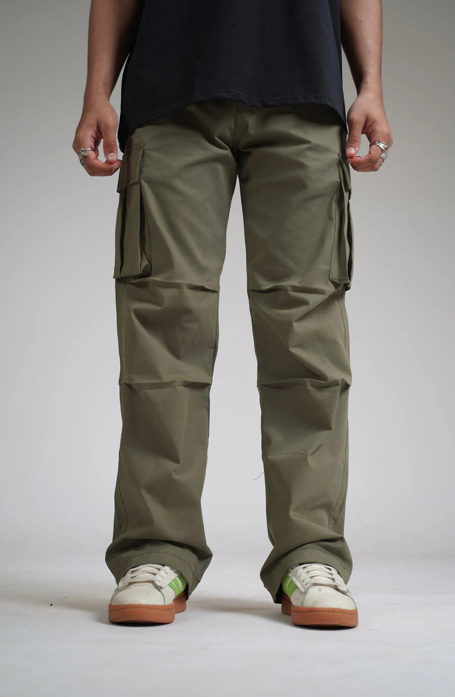 Olive Panel Unisex Cargo