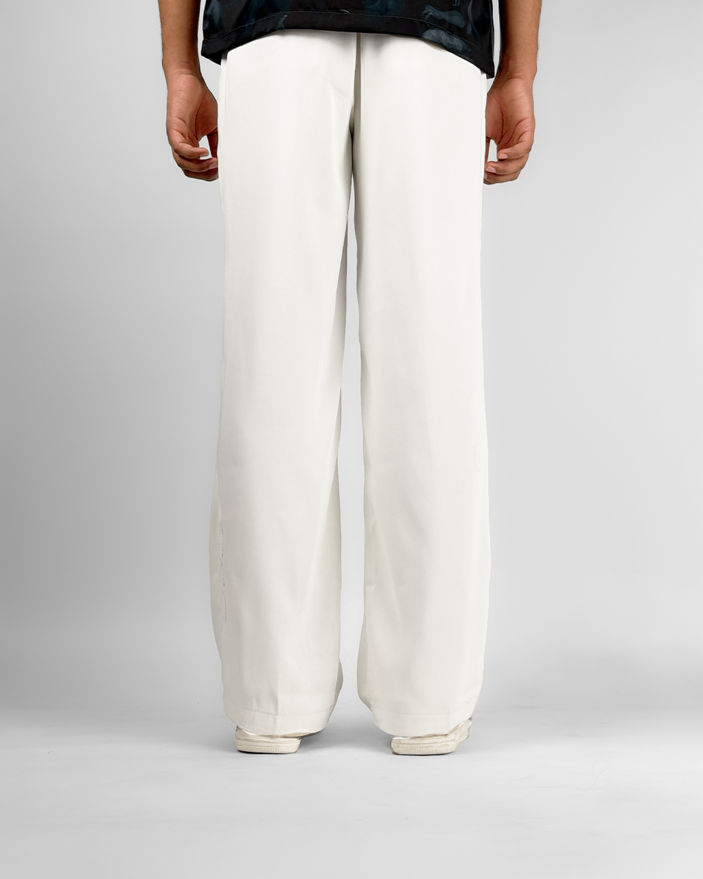 Classic Cream  Korean Pants