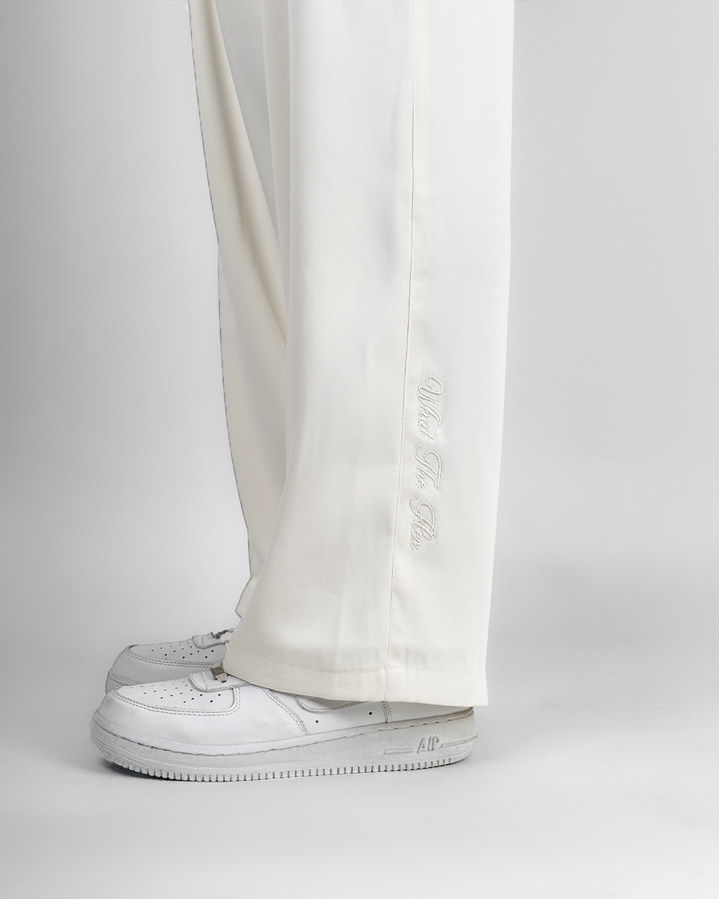 Classic Cream  Korean Pants