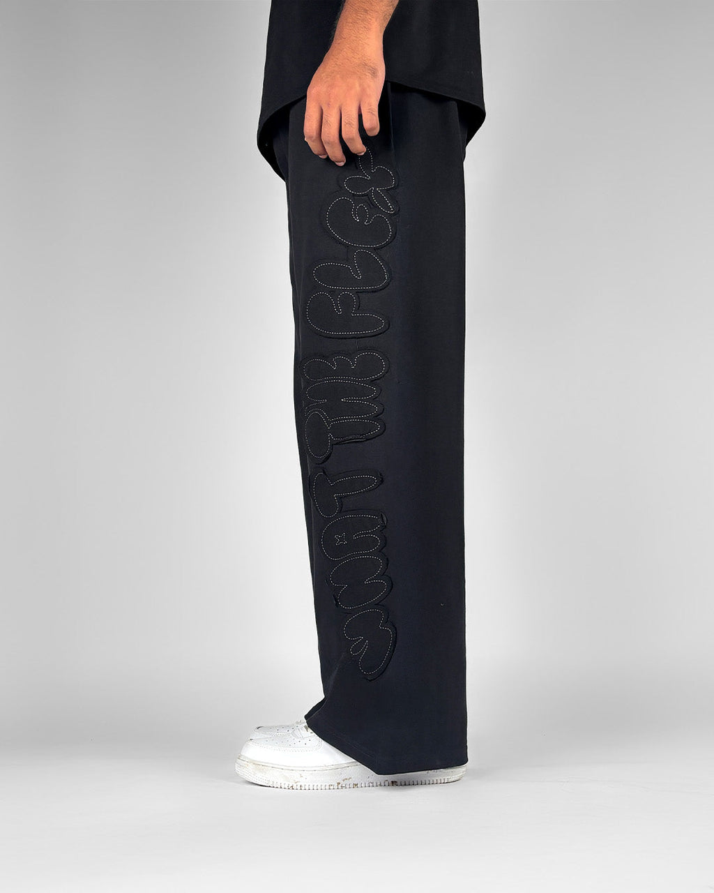 Black Dropout Sweatpants