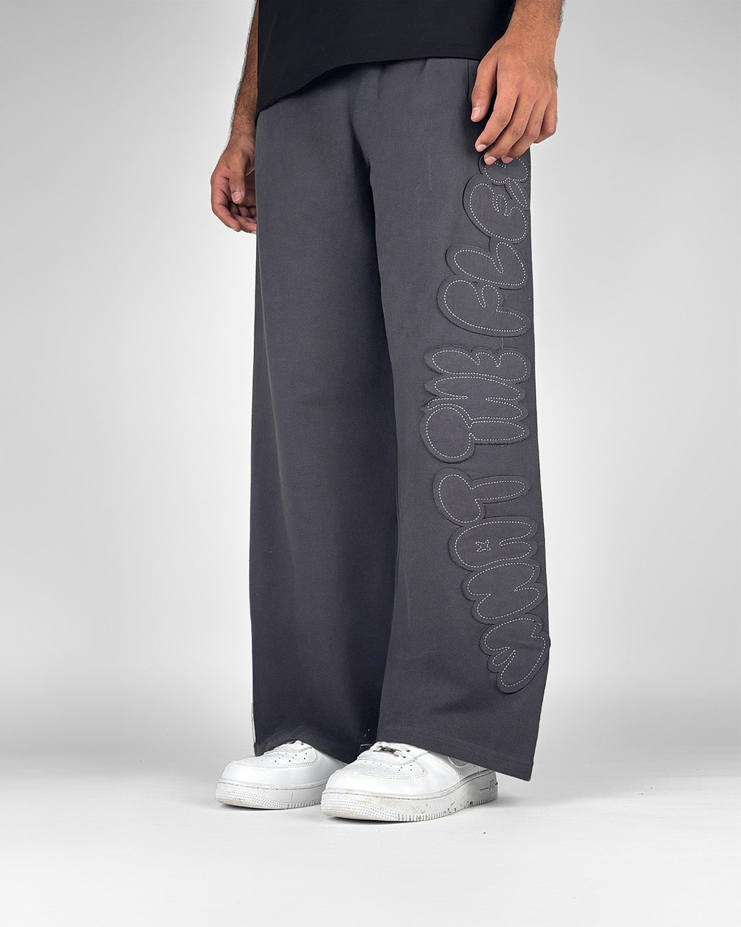 Grey Dropout Sweatpants