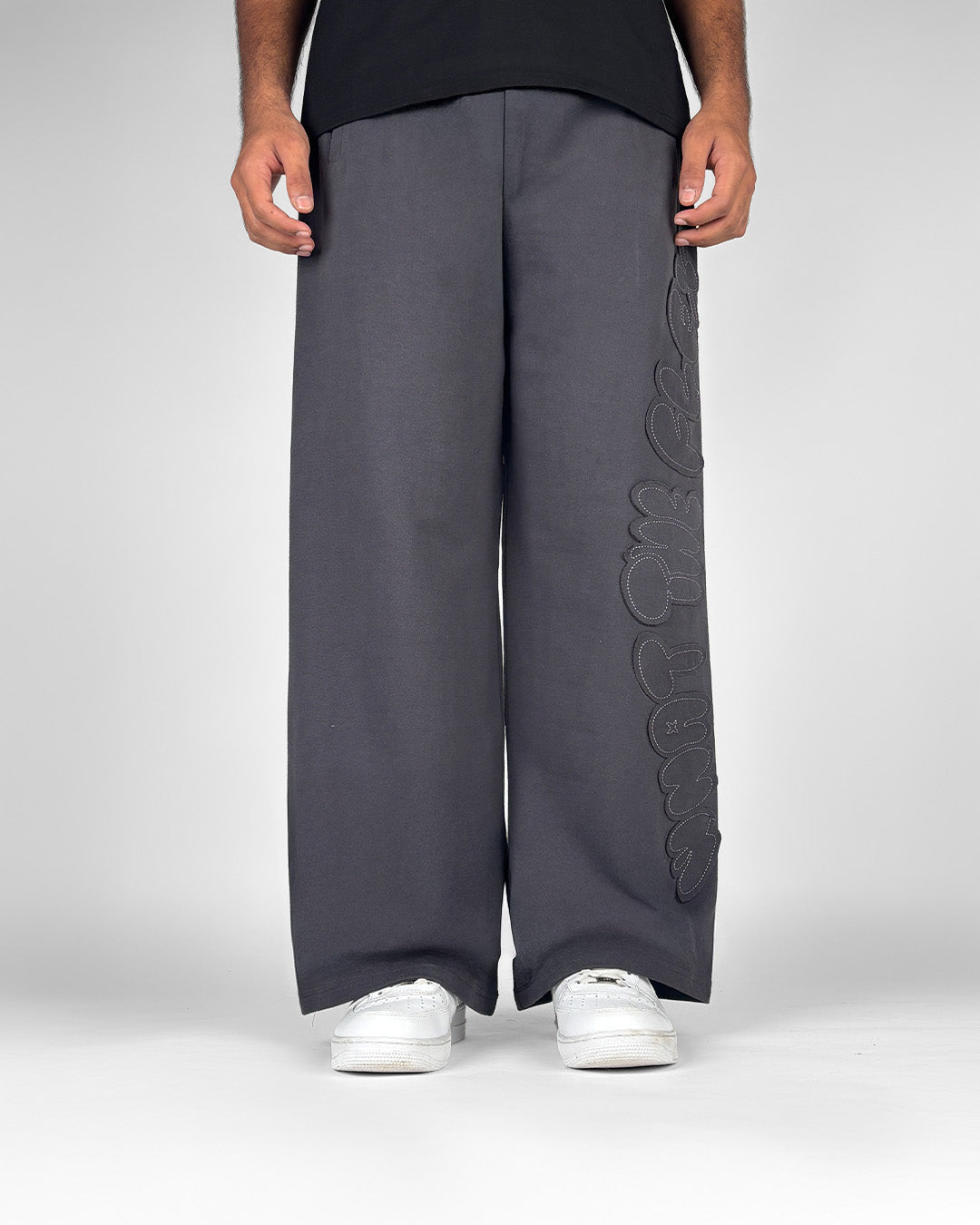 Grey Dropout Sweatpants