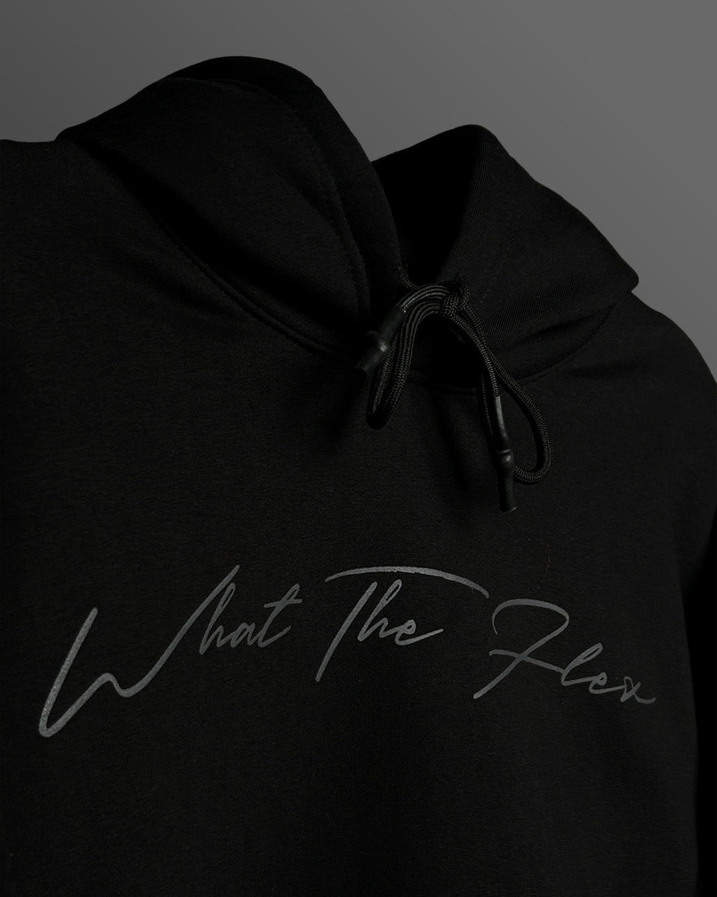 Fearless Black Boxy-Fit Hoodie