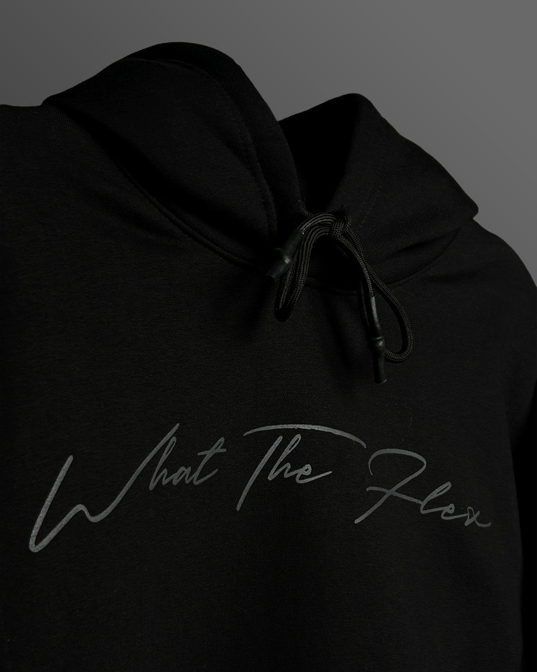 Fearless Black Boxy-Fit Hoodie