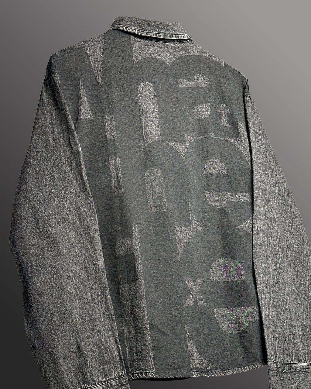 Flex Star Black Long Sleeve Denim Shirt