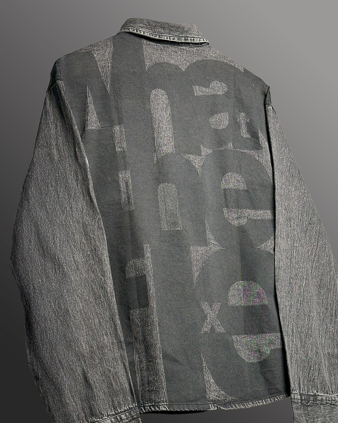 Flex Star Black Long Sleeve Denim Shirt