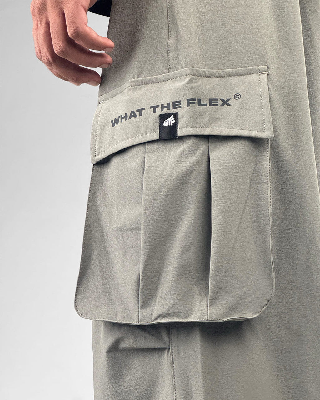 Grey Freefall Parachute Pants