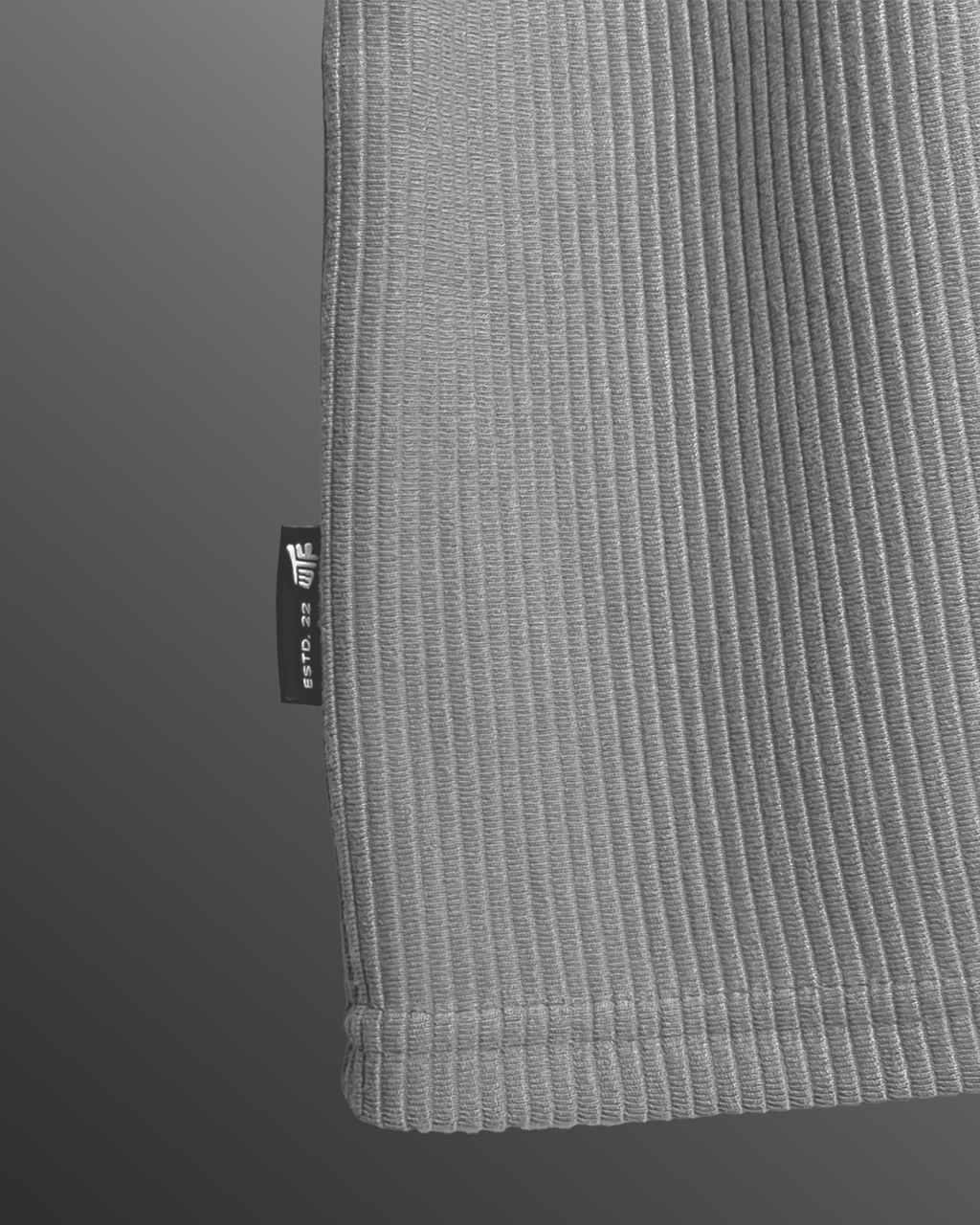 Grey Ribbed Shirt