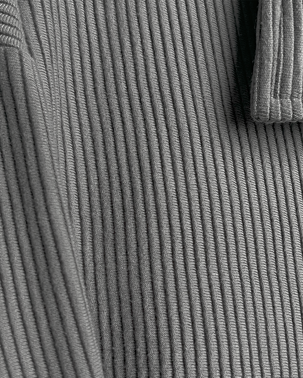 Grey Ribbed Shirt