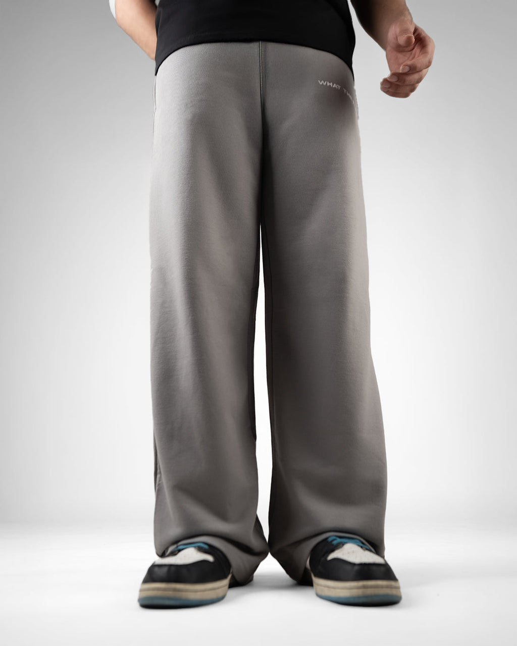 Grey Essential Cotton Pants