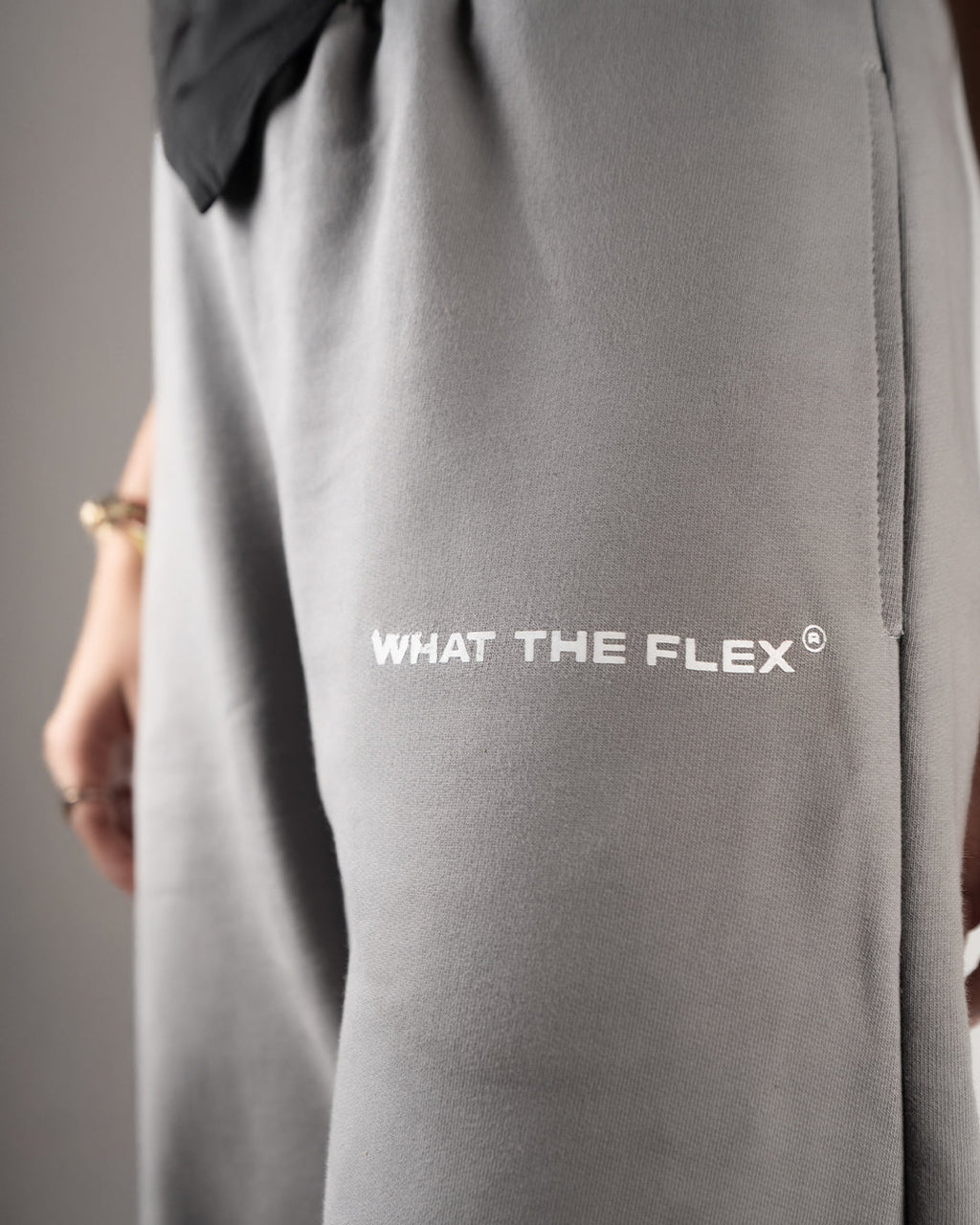 Grey Essential Cotton Pants