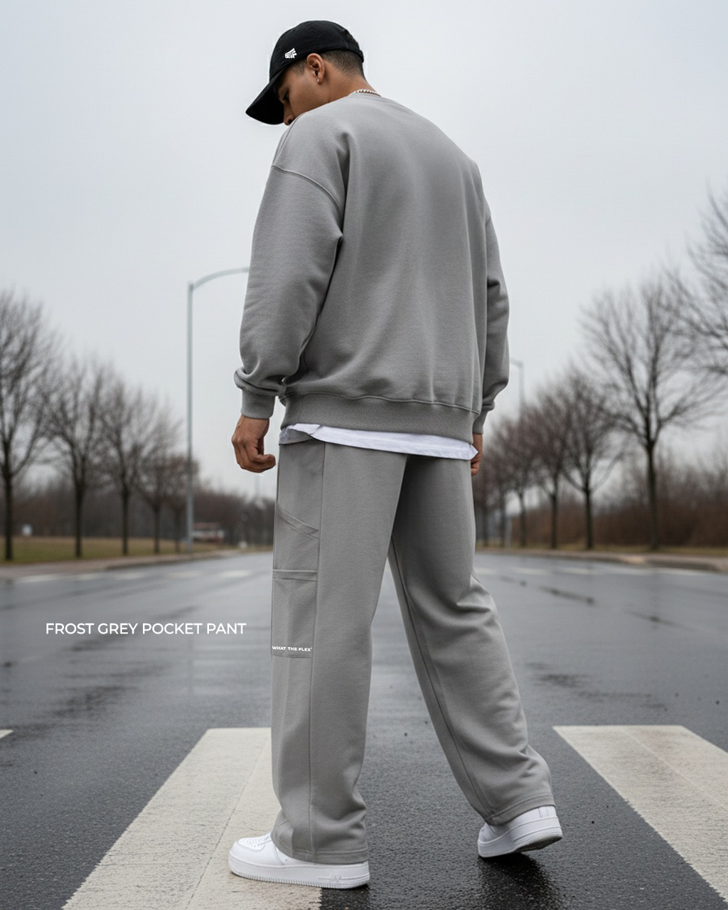 Frost Grey Pocket Pants