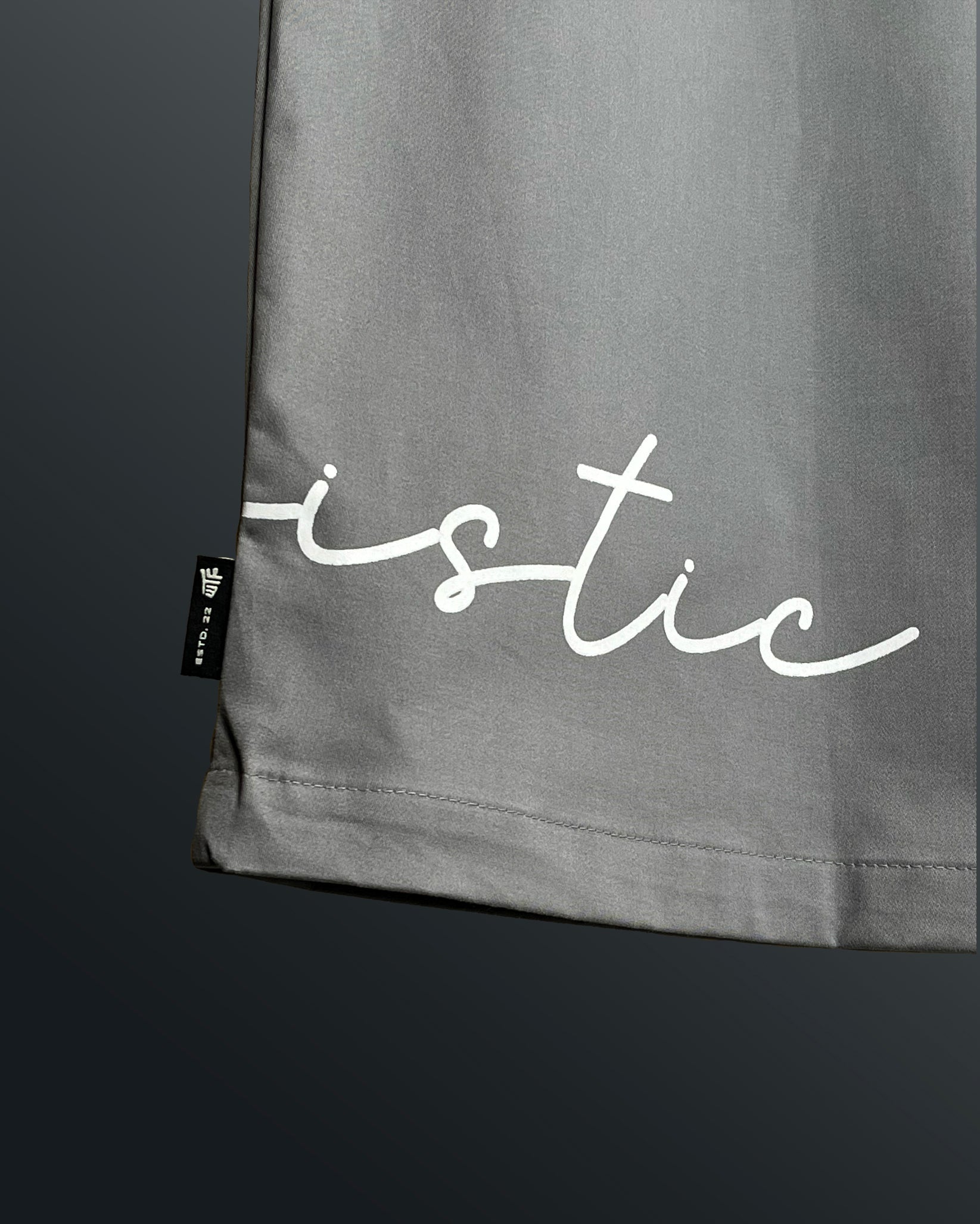 Futuristic Grey Cotton Shirt