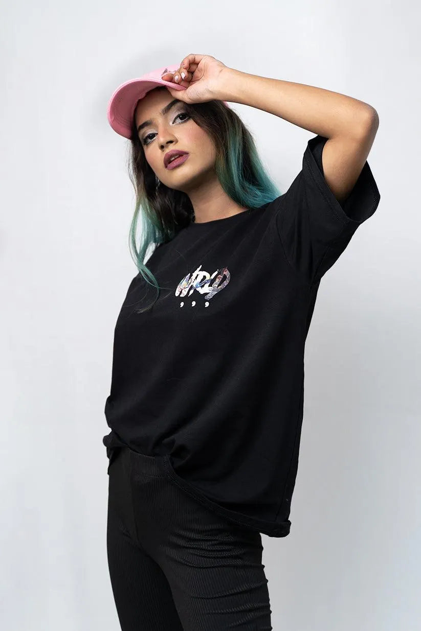 Juice Wrld Black Oversized T-shirt