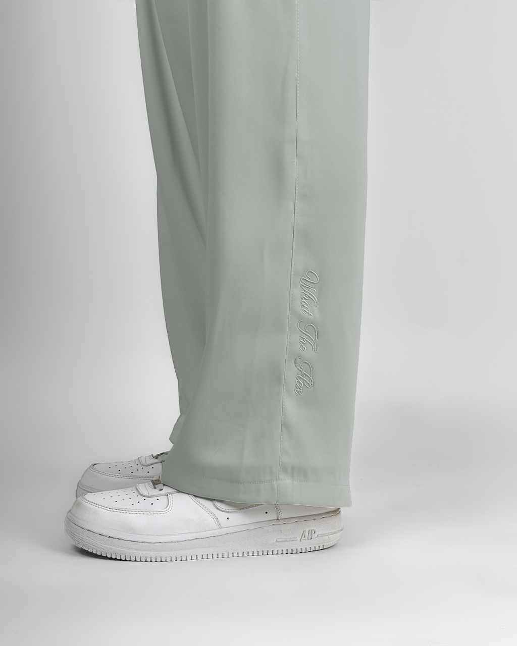 Classic Light Grey Korean Pants