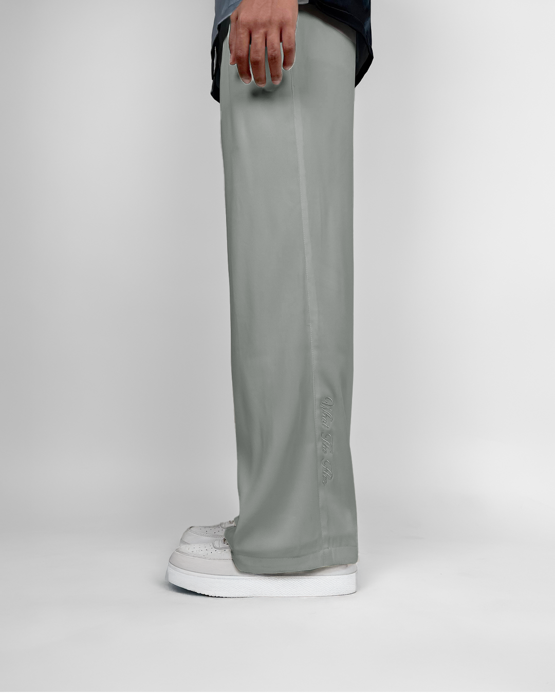 Classic Light Grey Korean Pants
