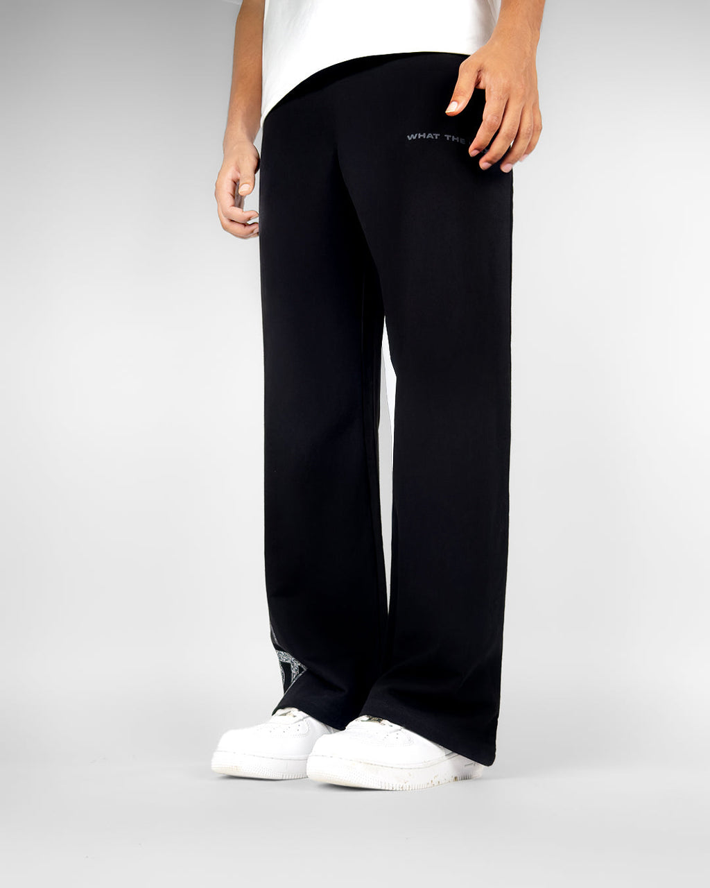 Lethal Black Essential Cotton Pants