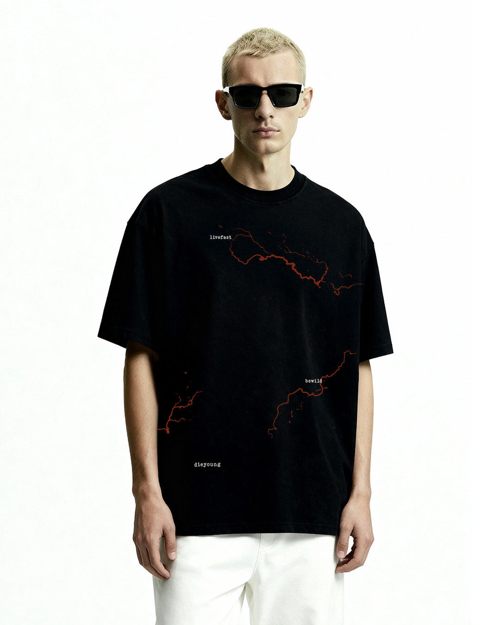 Mayhem Black Acid Wash T-Shirt