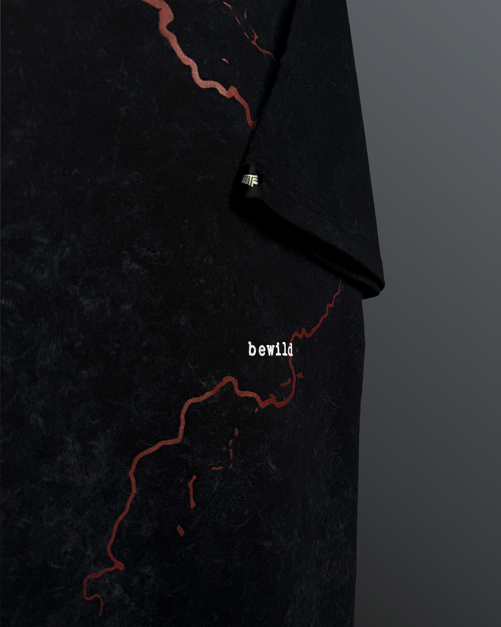 Mayhem Black Acid Wash T-Shirt