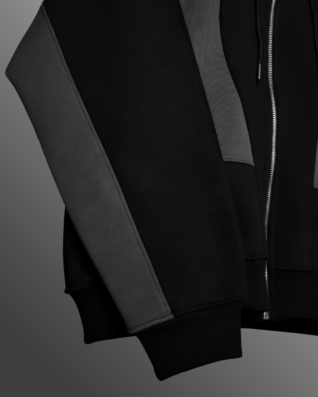 Ninja Masked Black Zipper Hoodie