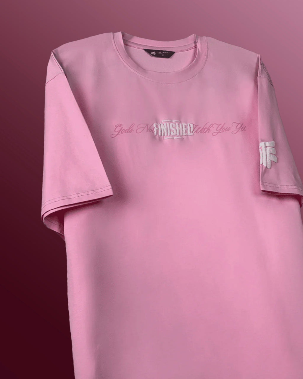 New World Energy Pink Oversized T-shirt