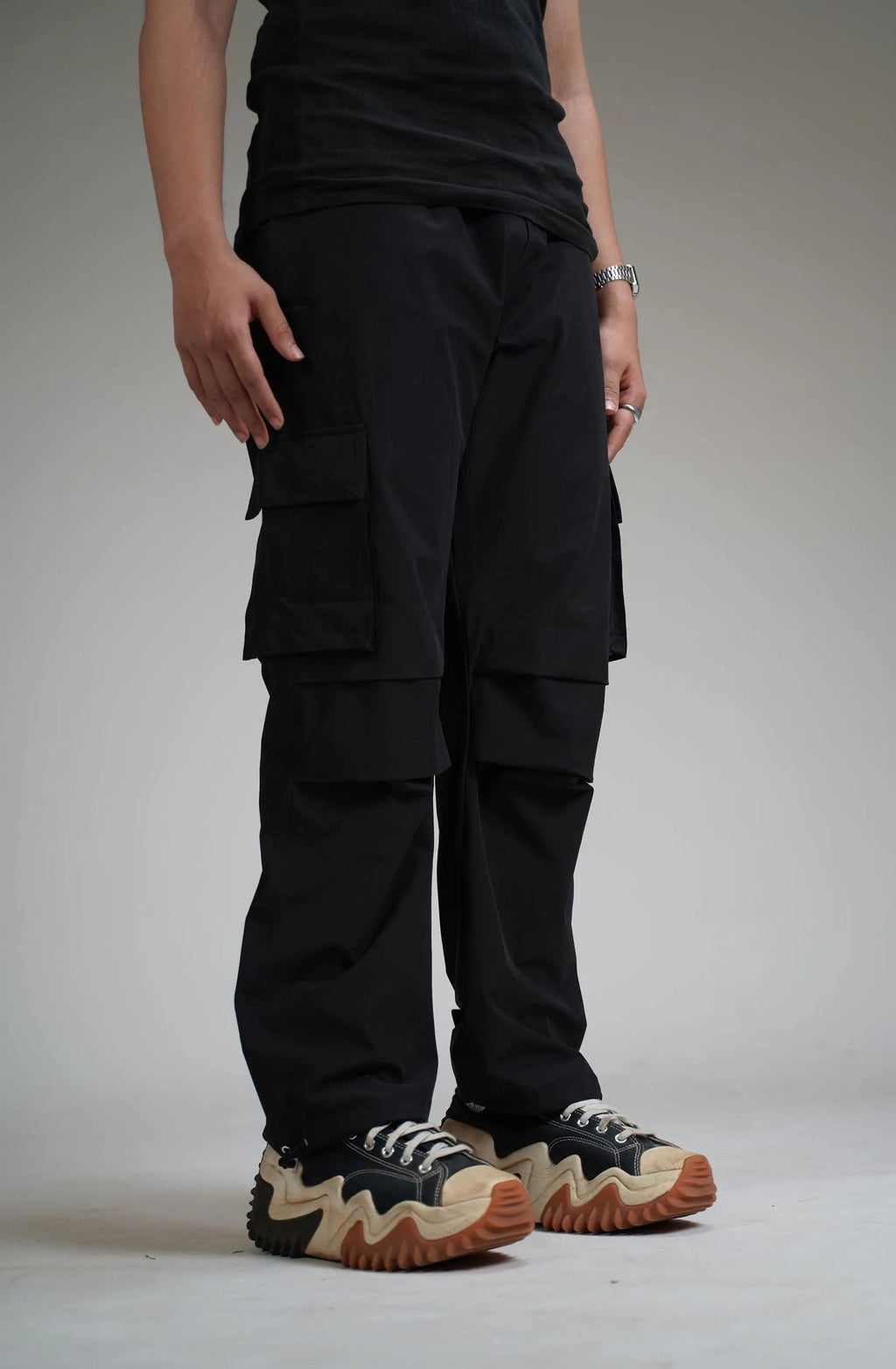 Black Parachute Pants